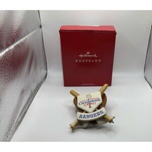 Hallmark Keepsake Texas Rangers 2023 World Series Champions Ornament MLB NEW